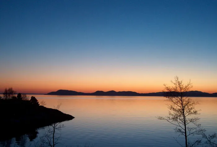 2006mars solnedgang over bj%c3%b8rnefjorden