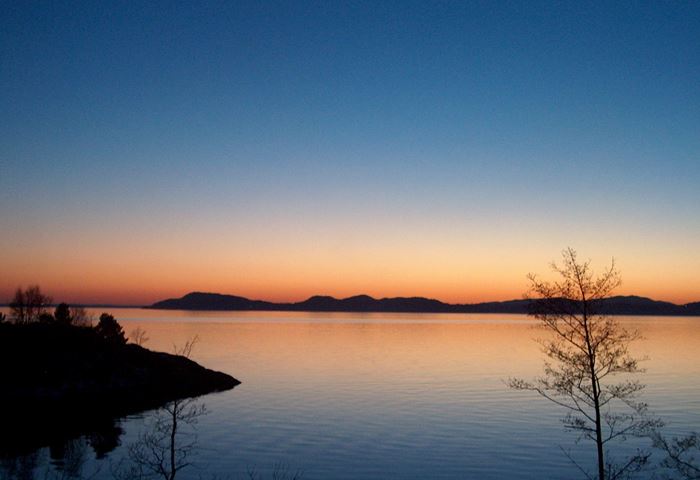 2006mars solnedgang over bj%c3%b8rnefjorden